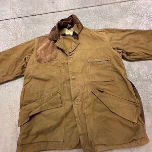 Vintage 60s Bullseye Bill Hunting Jacket tan work wear size 42